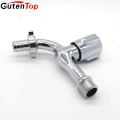GutenTop High Quality Polished Zinc Alloy Handle Fast Open Brass Basin Faucet Water Tap